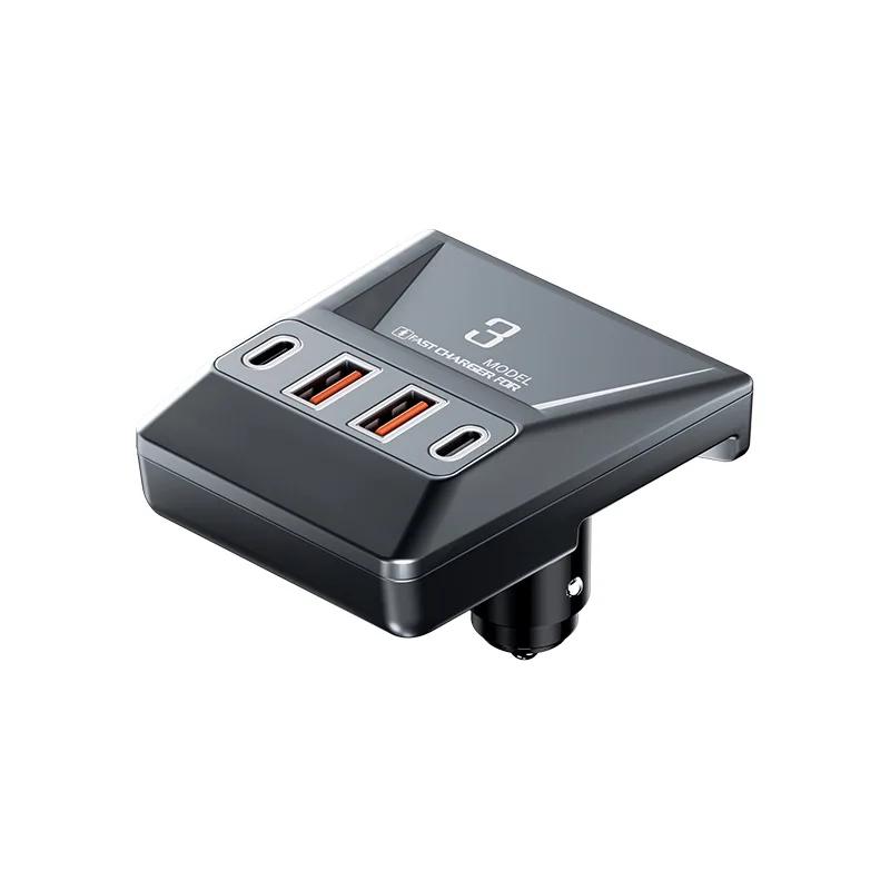 Expansion Dock For Tesla Model 3 Highland Car Cigarette Lighter Fast Charge Center Control Bottom Hidden Charger Car Accessories