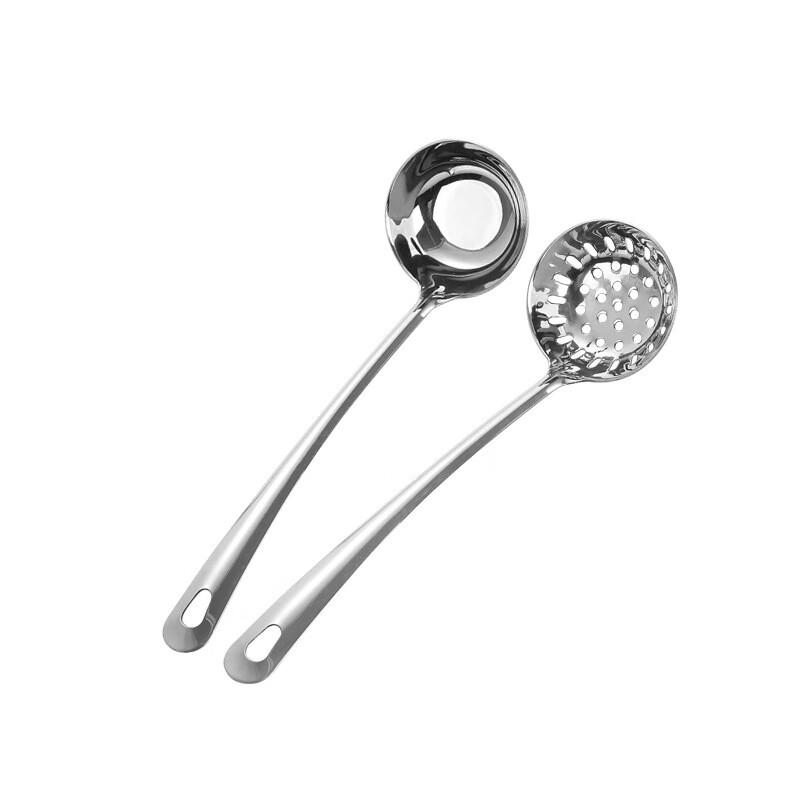 Wutuo Rostfritt Stål Plattbottnad Hotpot Soppskopa Set (3-pack)