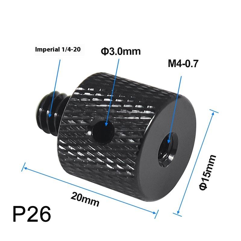 Thread Reinforce Camera Conversion Screw Adapter For Camera Tripod Ballhead Projector Bracket - 1/4 To 3/8 M4 M5 M6 M8 M10