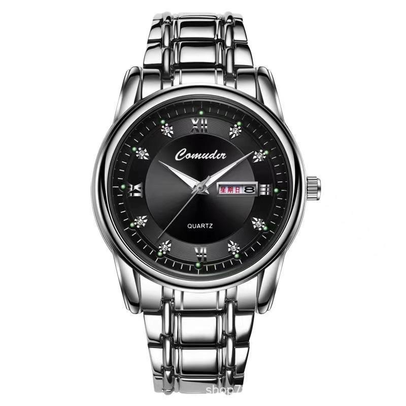 Watch Men's Double Calendar Quartz Watch Business