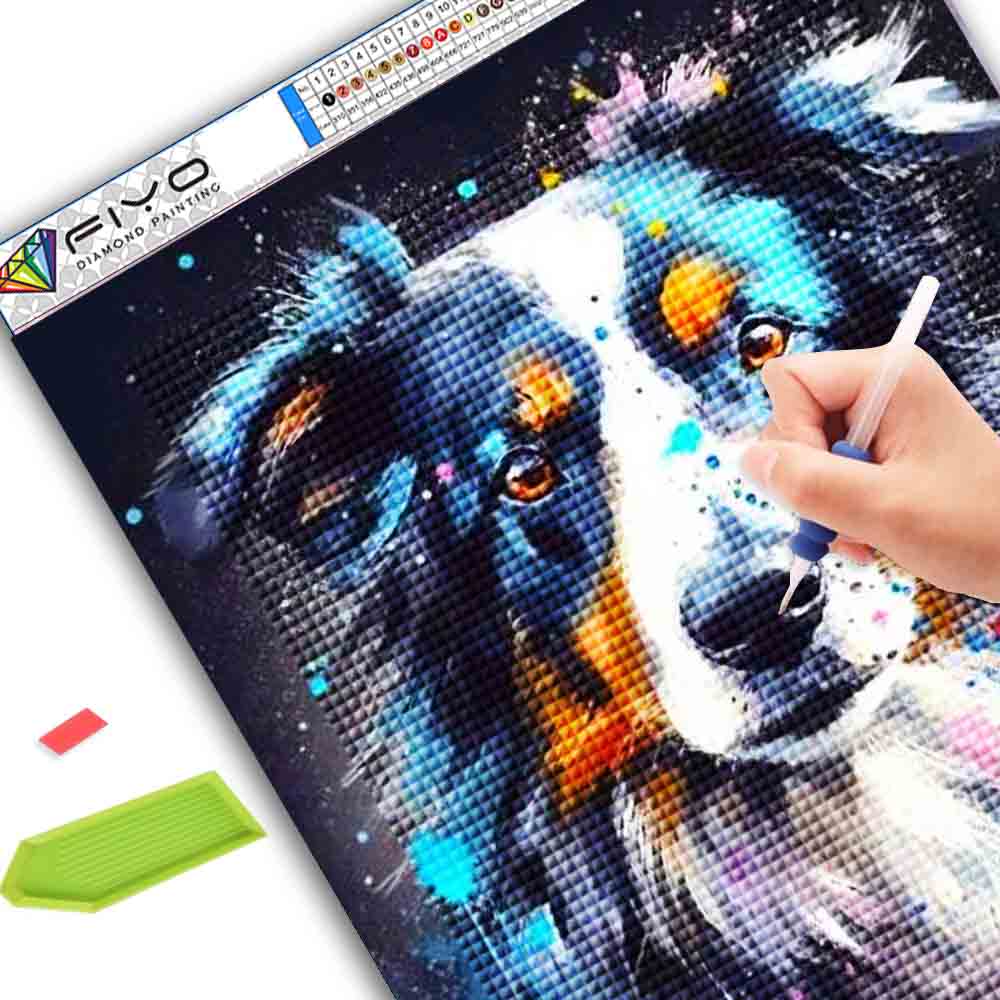 DIY Full Round Diamond Painting Cross Stitch 3D Cute Little Animal Scene Home Decorative Art Painting Diamond Painting 5d Diamond Art Painting