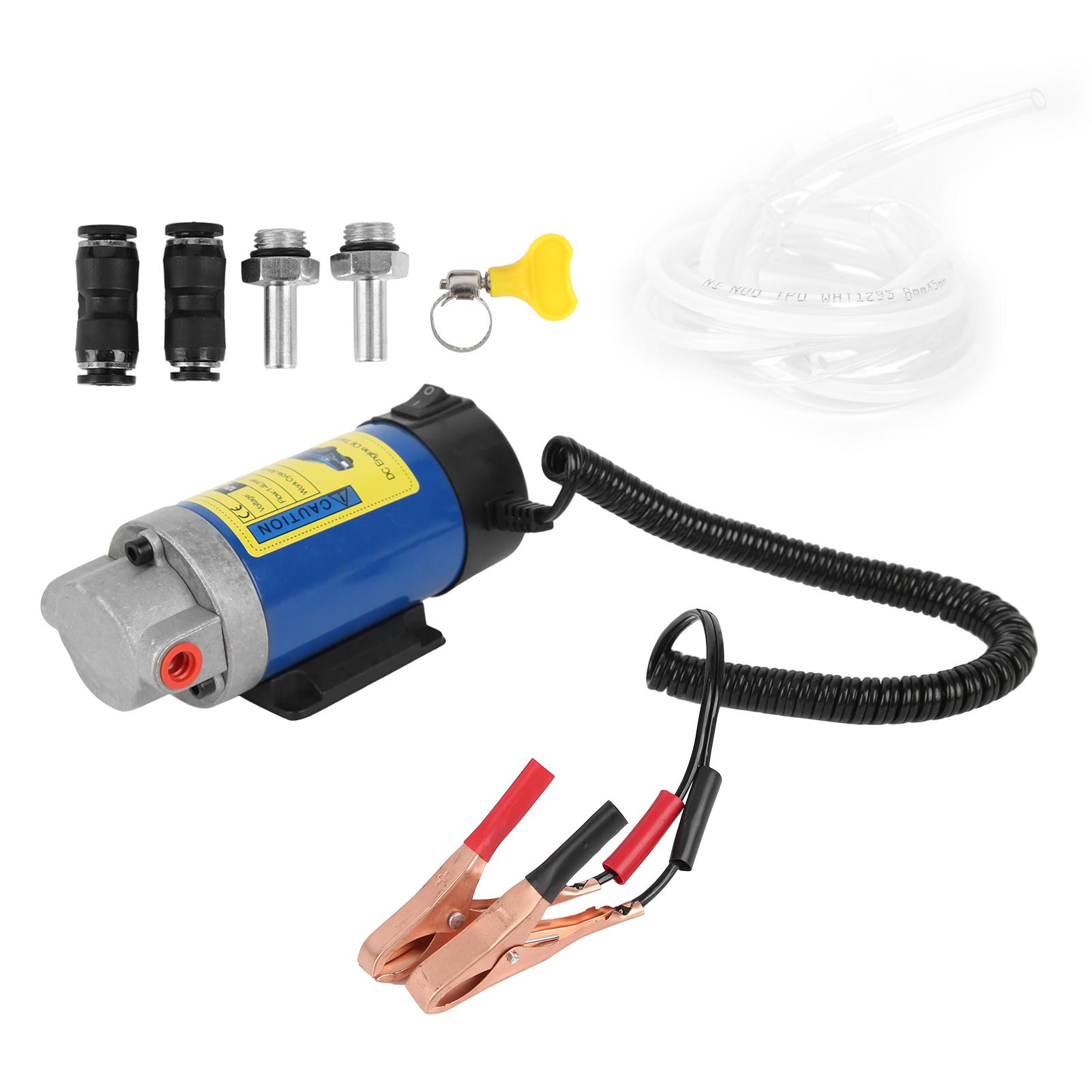 

12 В Насос для перекачки масла 1-4 л/мин 100 Вт Экстрактор для замены жидкости для автомобиля, мотоцикла, лодки