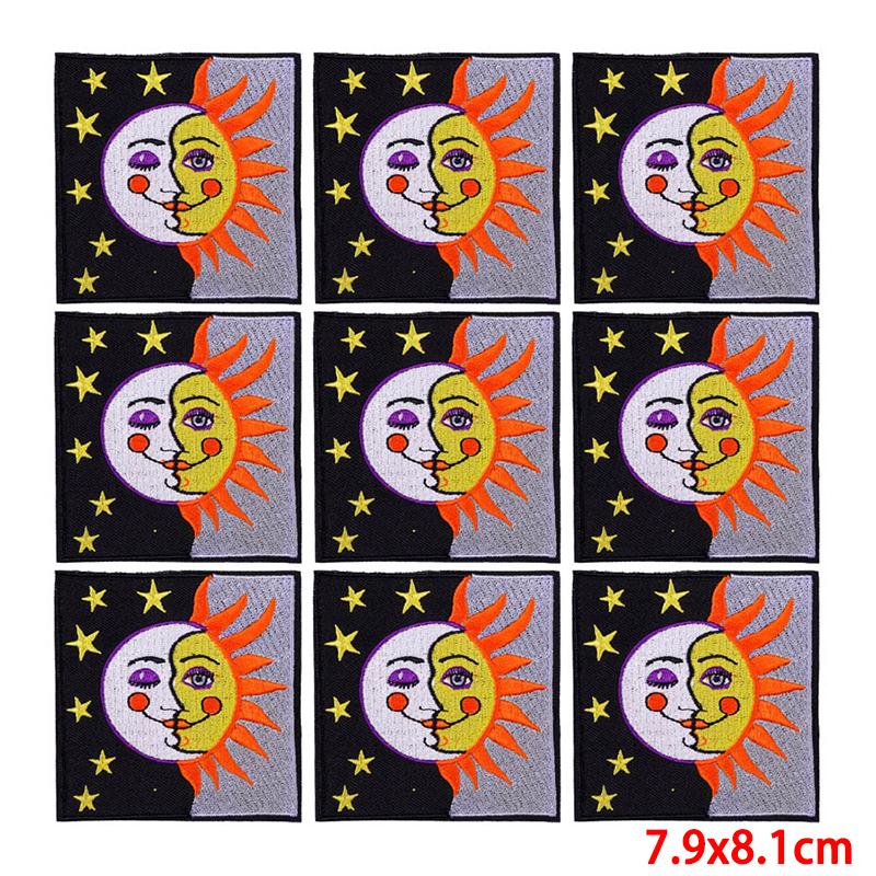 10 pezzi/lotto toppa da ricamo all'ingrosso termoadesiva sulle toppe per abbigliamento toppe su vestiti giacche decorazioni applique forniture per cucire