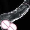 Soft Jelly Dildo Realistic Penis Suction Cup Dildo Big Dick Female Masturbator Clitoral Stimulator Lesbian Sex Toys For Women
