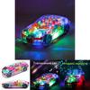 Colorful Led Light Music Car Toy For Boys Aged 2 To 8 Perfect For Christmas Gifts