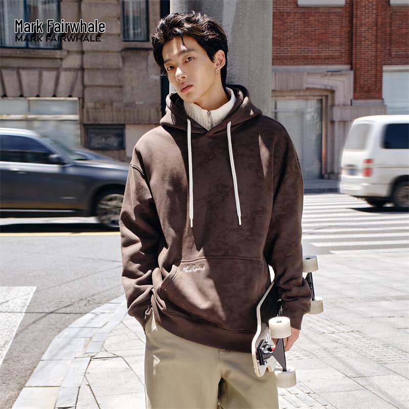 

Mark Fairwhale Men s Casual Fleece-Lined Hooded Sweatshirt XL