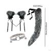 3 Pieces and Tail Set ,Cosplay Costume, for Dress up, Stage Show