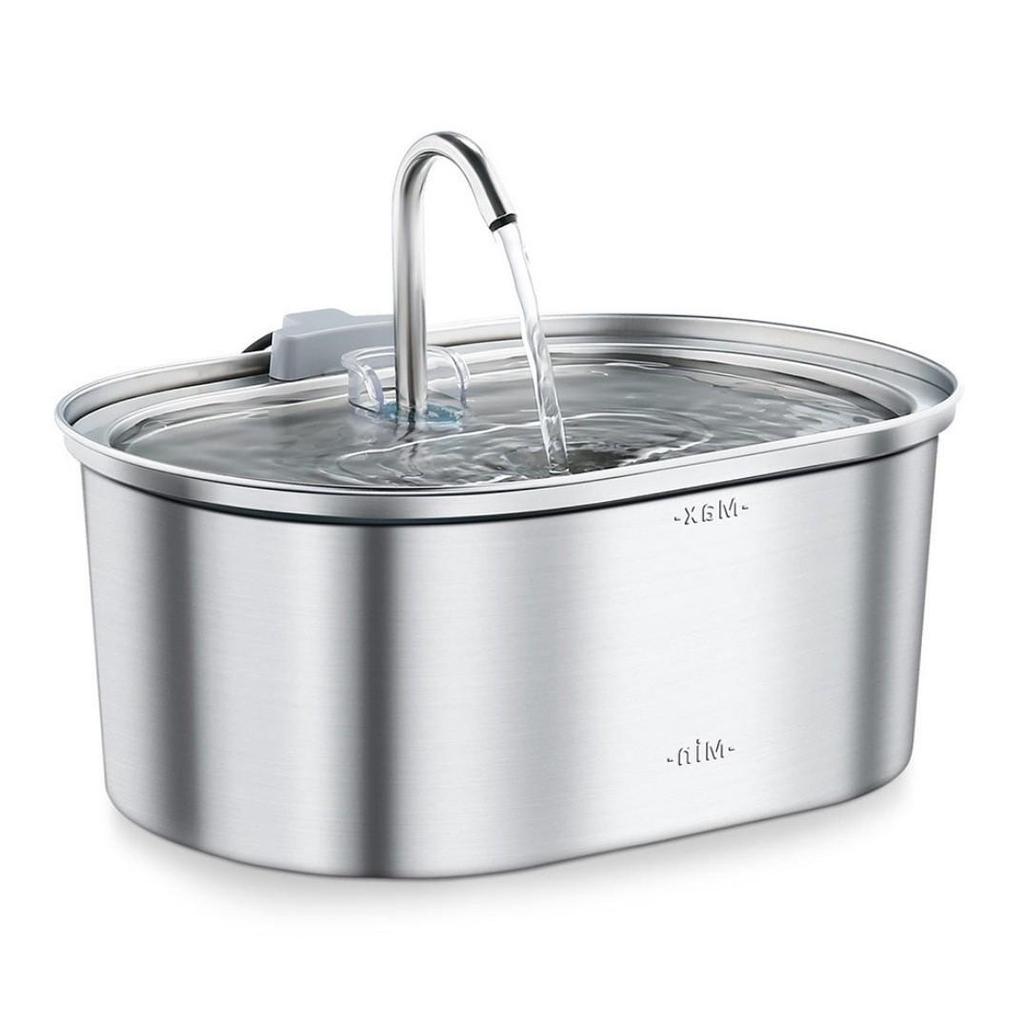 3.2L Stainless Steel Automatic Pet Water Fountain for Cats and Dogs