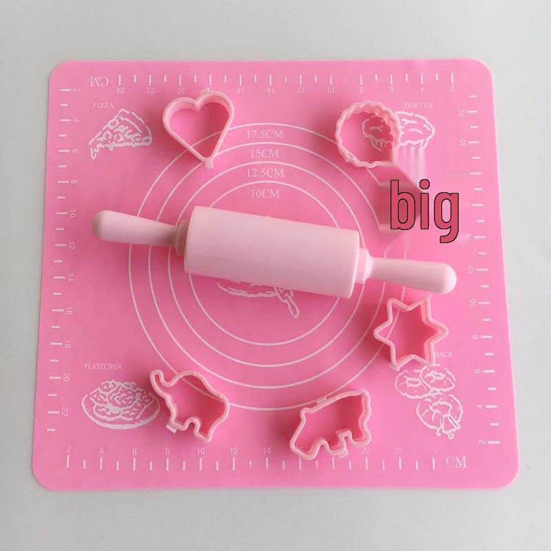 

Детский силиконовый набор для раскатывания теста и выпечки