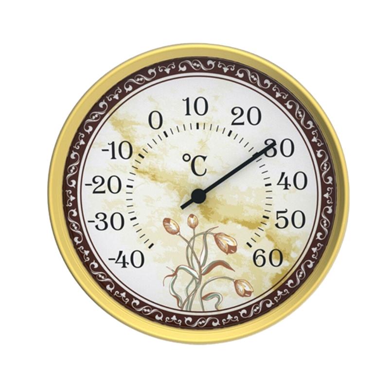 Wall Mount Temperature Measurement Meter Thermometer for Sauna Room Clear Scale Steam Room Thermometer Accurate Display 1