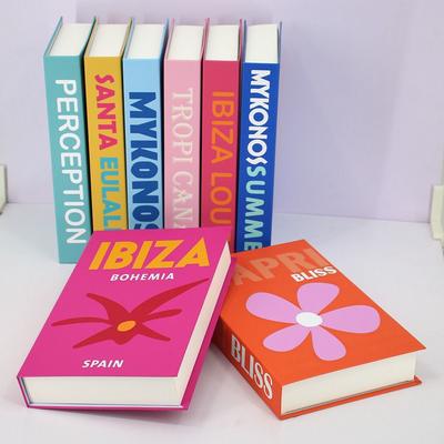 Libri Finti Apribili Stile Vacanza Libri Finti Semplici Nordici per Decorazione Scatola Portaoggetti Prop per Fotografia Modello di Libri Riviste