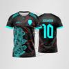 2025 New Dragon Football Shirt Children's And Youth Sports Shirt Street Fashion Men's And Women's Loose Short Sleeved T-Shirt