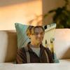 Beliebter Schauspieler Leonardo DiCaprio Kissenbezug Quadratisch Doppelseitig Sofakissenbezug Schlafzimmer Nachttischkissen