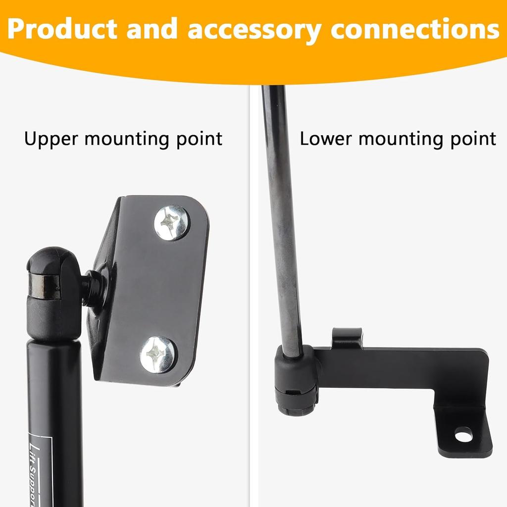 Hood Struts For 2018-2025 Jeep Wrangler JL, Compatible With     2024 Gladiator JT, Hood Lift Supports Kit, Replaces # 21-20003-02, 68398991AA, Easy