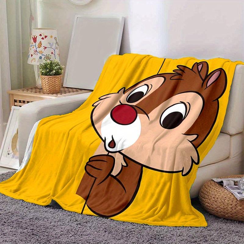 

1pc. Cartoon Chipmunk Blanket, Seasonal Universal, Home Decoration, Throw Blanket, Soft Flannel Throw Blanket, Versatile & Cozy for Bedroom, 100x150cm