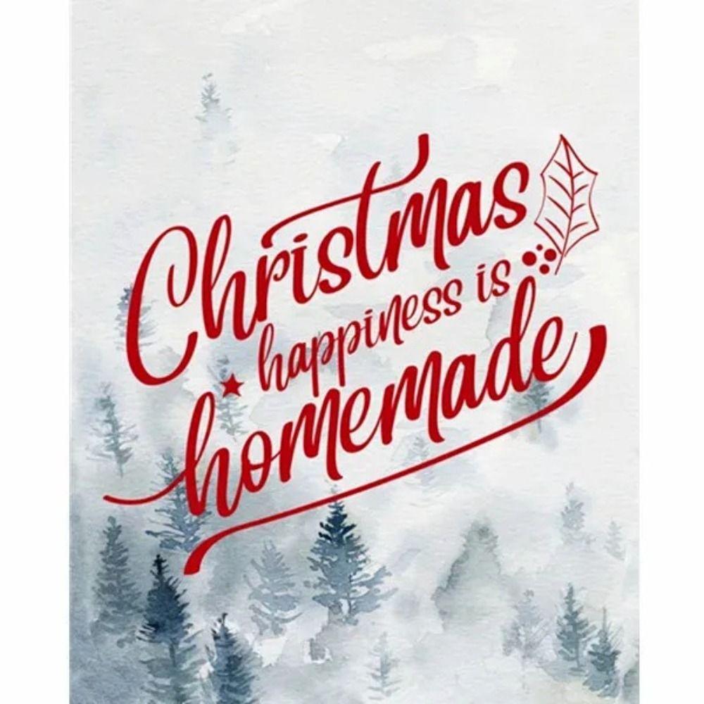 Vintage Christmas Metal Wall Decoration, Holiday Sticker Sign