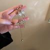 Exaggerated Metal Water Drop Earrings For Women Fashion Gold Color  Long Tassel Asymmetric Pendant Earrings Jewelry Accessories