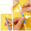 Cartoon Duck Gel Pen 0.5mm Tip Twist Action Gel Pen Quick Drying Journaling Pen Smooth Writing Experience for Writing