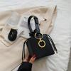 Bag Women's 22 Autumn and Winter New Niche Design Portable Drawstring Bucket Bag Retro Shoulder Crossbody Bag