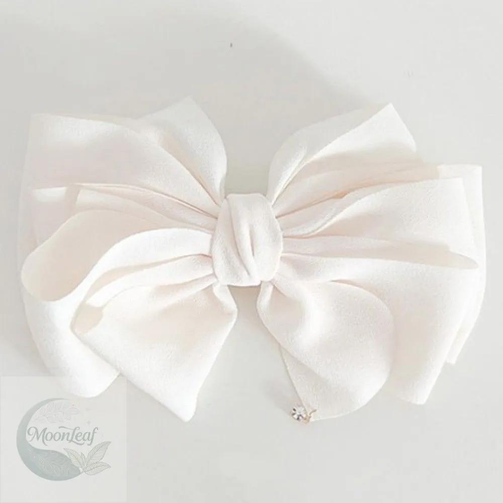 MLSTORE Ivory Layered Cubic Automatic Hairpin Feminine Hairpin Luxury Hairpin