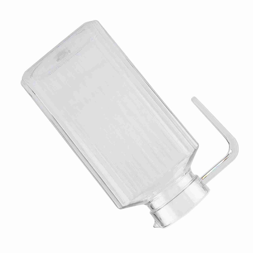 1800 ml transparente Saftflasche aus Acryl, gestreift, für Wasser, eiskaltes Saftkrug mit Deckel für Bar und Zuhause