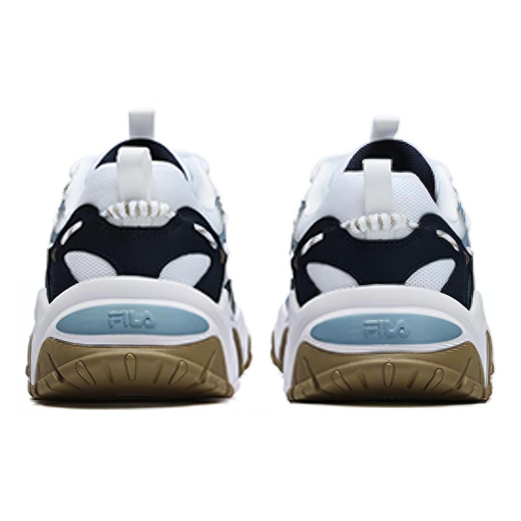 FILA Men's Fluid 4 Chunky Dad Shoes White Blue Black F12M232127FWB
