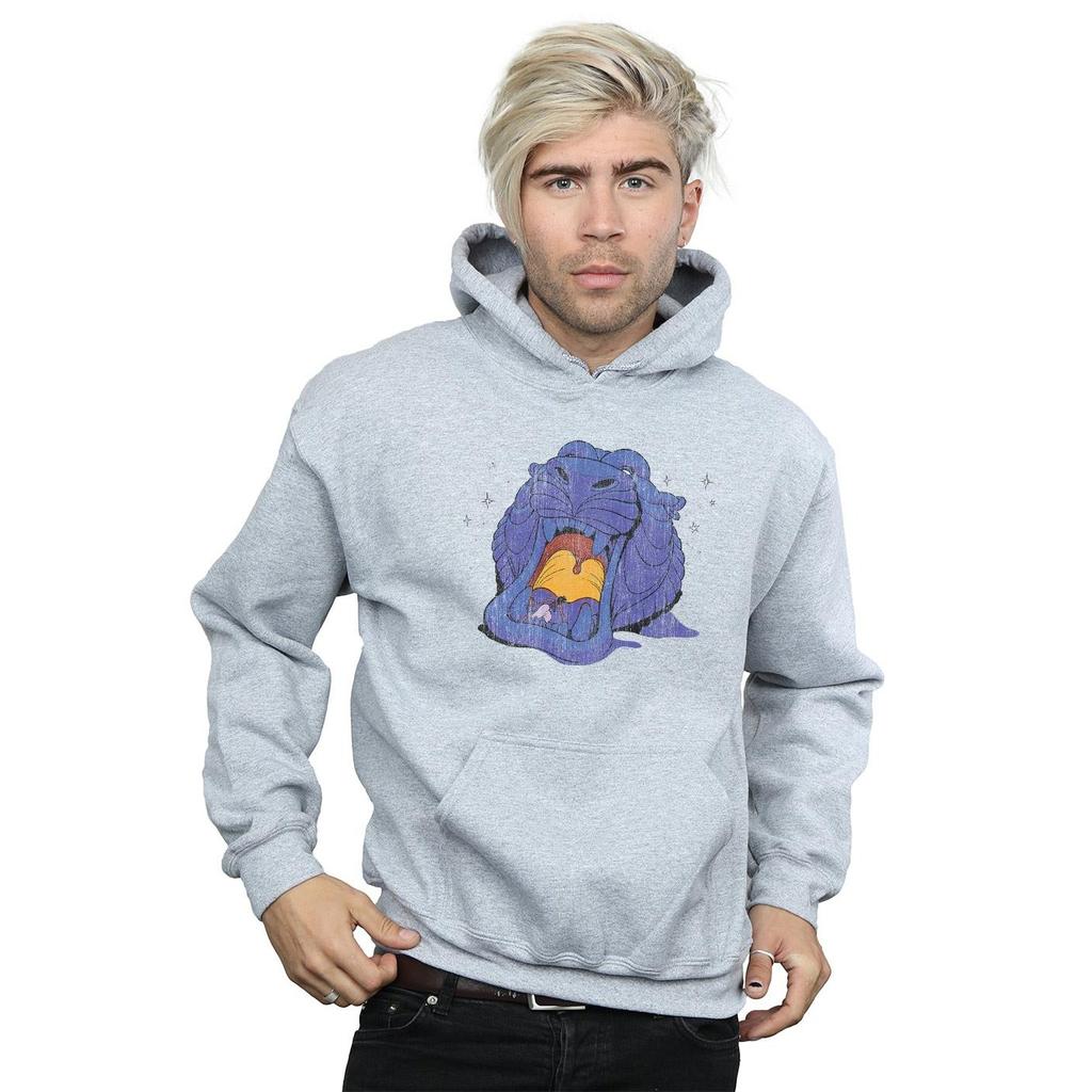 Disney Mens Aladdin Cave Of Wonders Distressed Hoodie