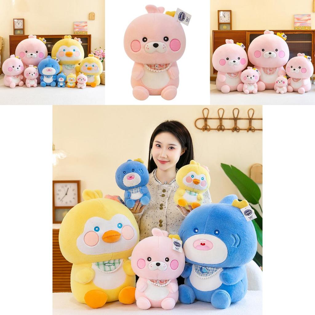 Cute Ocean Pets Plush Shark Toy With Soft Pp Cotton Filling For Kids Birthday Gifts