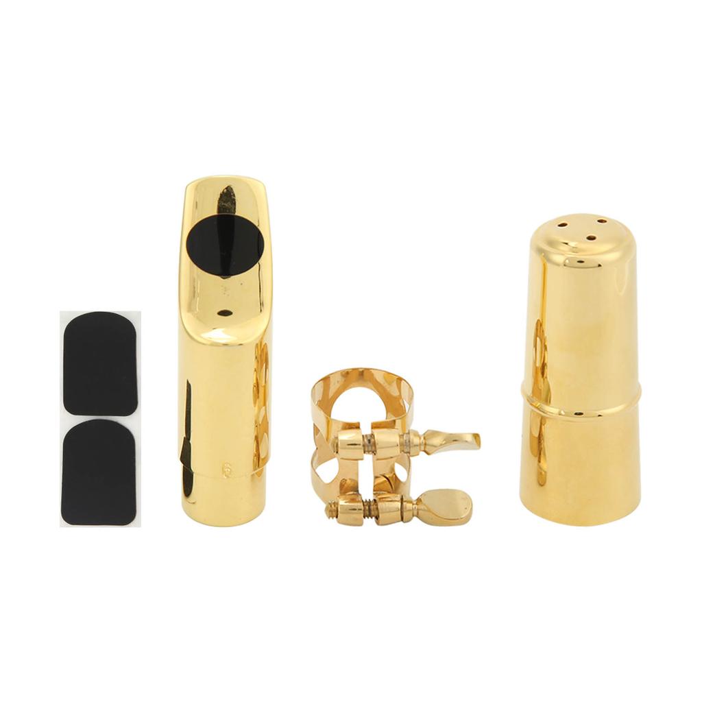 Saxophone Mouthpiece Kit Metal for Althorn Alto Sax with Cap Cushions Instruments AccessoriesNo.7