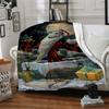1Pc Jack Sally'S Winter Romance Blanket Soft Throw Blanket For Home Bedroom Bed Sofa Travel Office Solid Christmas Blanket