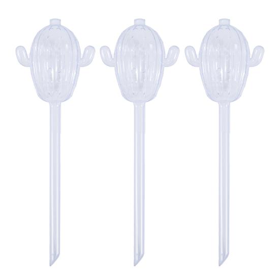 Cactus Watering Globes Plant Self Watering Bulbs Transparent Automatic Watering Globes for Indoor Outdoor Plants Home Gardening