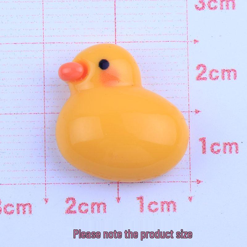 Cartoon Glossy Rabbit Heart DIY Resin Hair Tie & Fridge Magnet Accessories