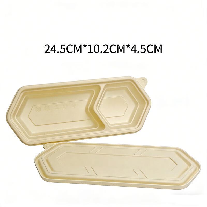 Eco-Friendly Corn Starch Biodegradable Disposable Food Containers with Lids