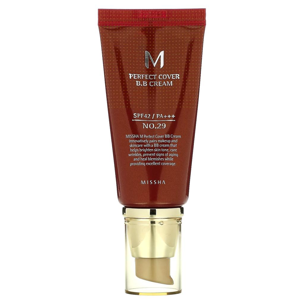 M Perfect Cover Bb Cream, Spf 42 Pa++, No. 29 Caramel Beige, 50Ml(1.7Fl Oz)