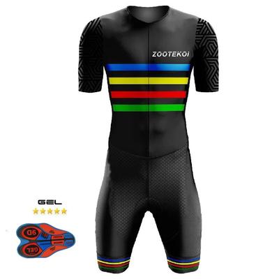 Pánský triatlonový speedsuit Trisuit Krátký rukáv Speedsuit Maillot Ciclismo Běžecké oblečení 2026 Léto Prodyšný Jednodílný cyklistický oblek Set