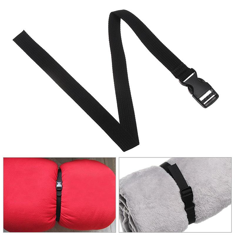 1PC Travel Tied Black Durable Nylon Cargo Tie Down Luggage Lash Belt Strap With Cam Buckle Travel Kits Outdoor Camping Tool