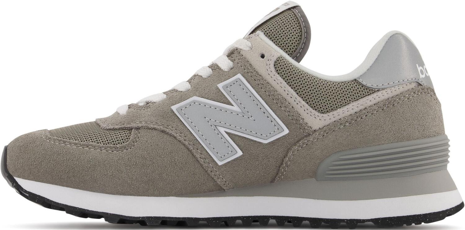 Кроссовки New Balance 574 Core Women серые с белым 37 ½
