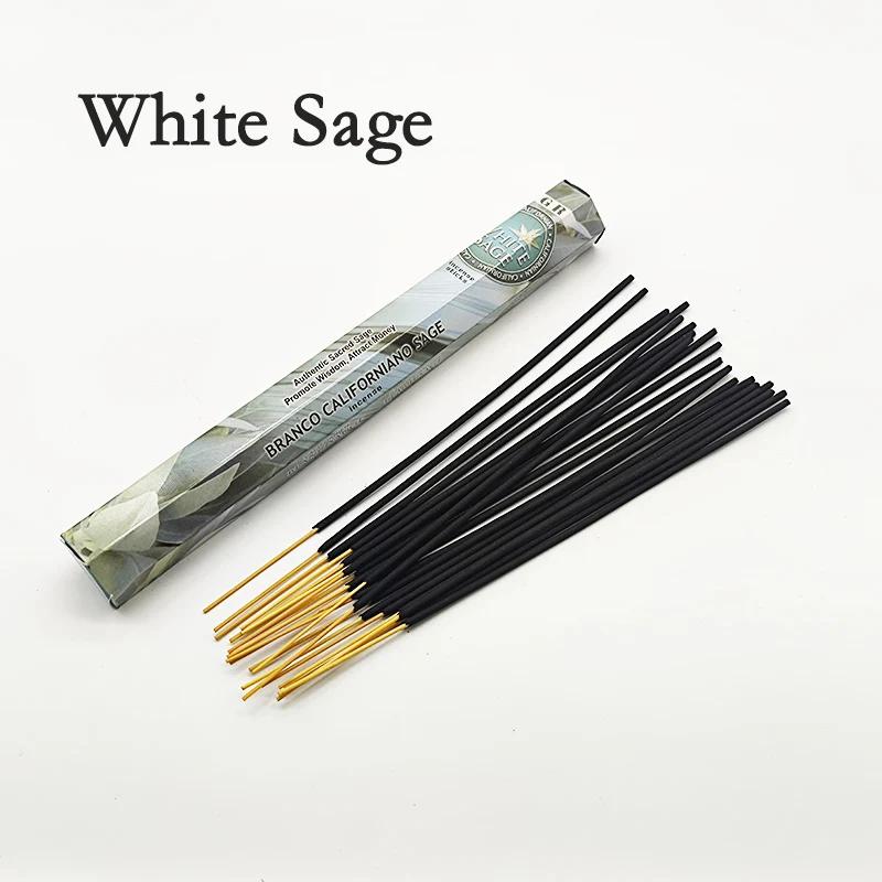 Y Original 20 Sticks Indian Incense Lavender Palo Santo White Sage Jasmine Incense Toilet Deodorization Air Fresh Aromatherapy