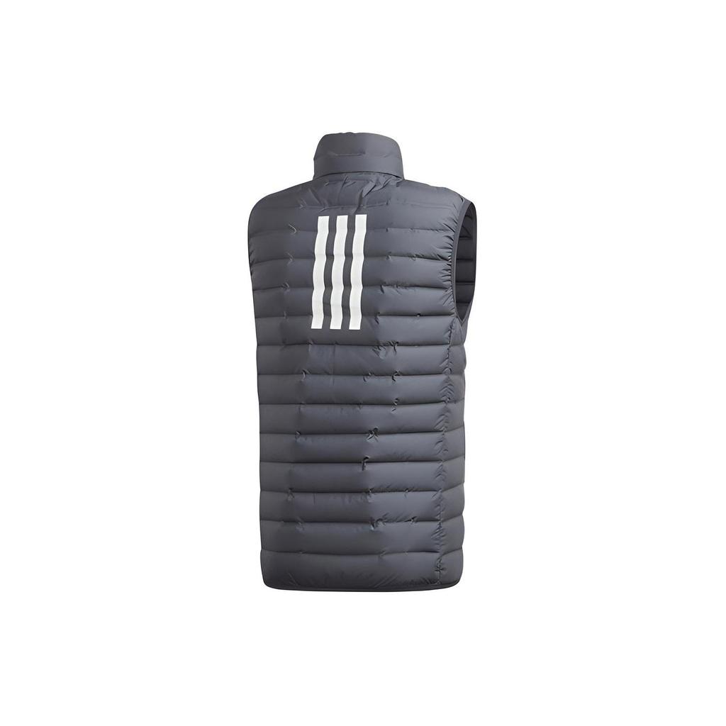 Adidas Down Vests Men's Gray Moderate DZ1425