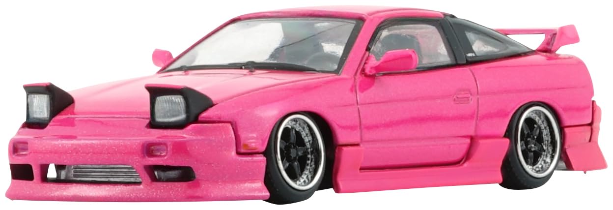 

BM CREATIONS Nissan Silvia 180SX Metallic Pink RHD Finished Product 1/64