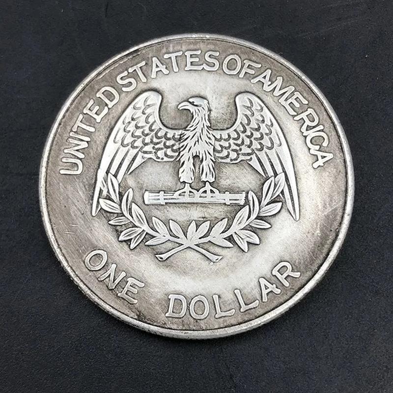 1865 ABD Morgan Orijinal Gümüş Sikke Özgürlük Kartal Madalya Albümü Kopya Sikkeler Koleksiyonluklar Mücadele Sikkeleri Noel Hediyeleri