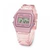 Casio F 91ws 4hdF  F 91ws 4  Digital Square Vintage Retro Clear Public Pu Watch