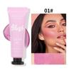 Makeup Multi-color Fine Glitter Highlight Rouge Blush Liquid Natural Expansion Color Matte Grooming Blush Cream