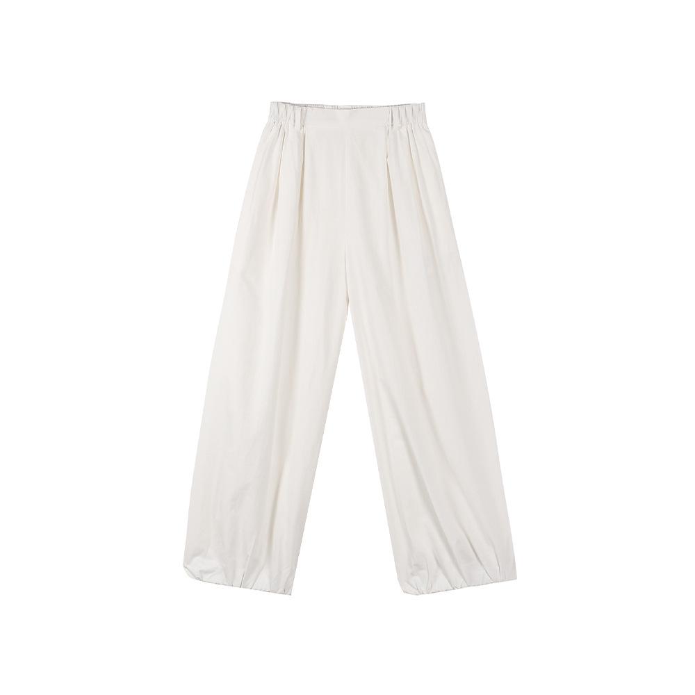 Vision Clothing 2026 Spring Collection: Women s High-Waisted Slimming Straight-Leg Casual Pure Cotton Joggers. Small