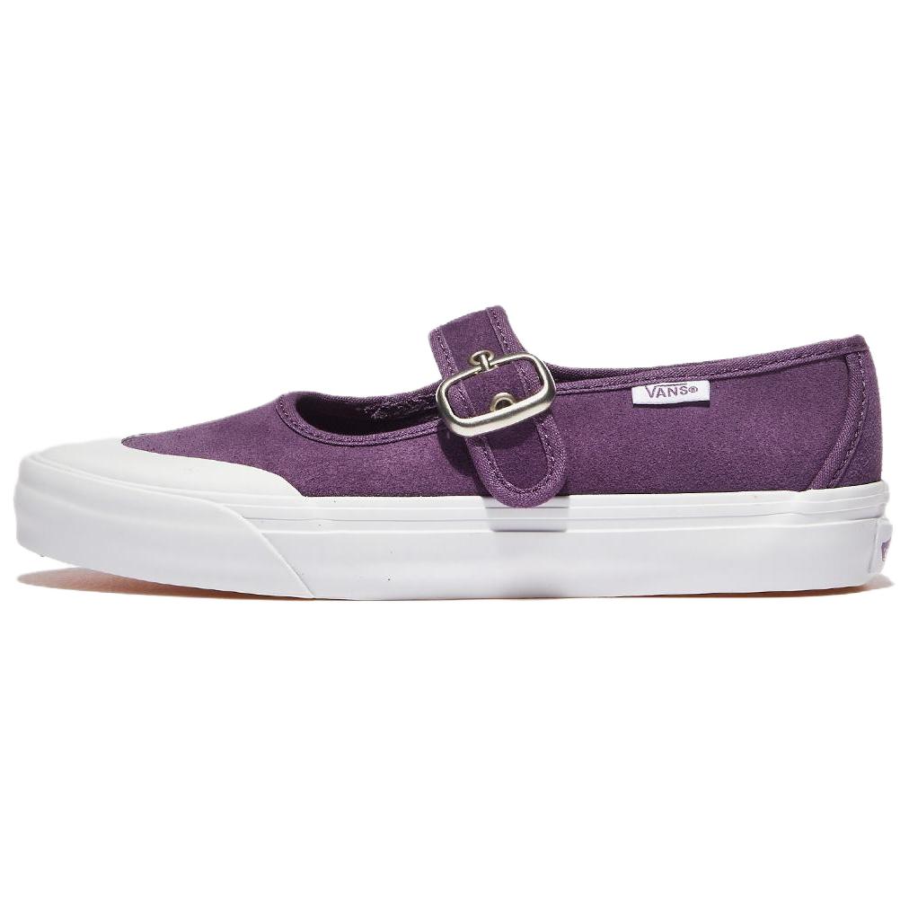Vans Style 93 Leather Fashion Comfortable Flat Mary Jane Shoes Women shoes Purple VN000CRRCIF