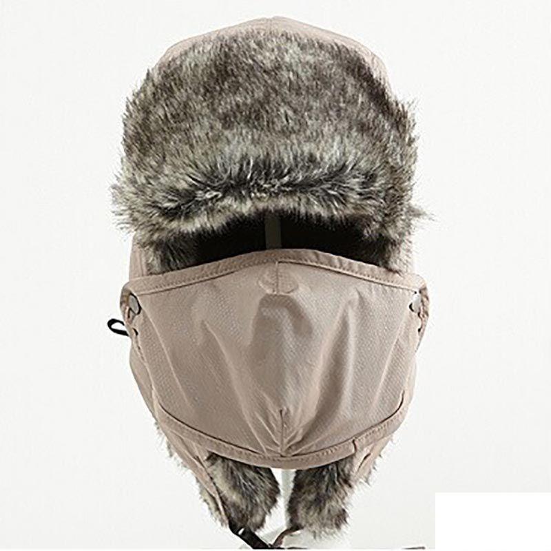 Men Women New Winter Russian Hat Trooper Snow Ski Ushanka Waterproof Warm Us Hat