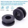 50/10 Piezas Gomas de Pasamuros de Goma para Cubierta Lateral de Motocicleta Juntas Carenados para Yamaha para Honda para Suzuki CBR GSXR Ninja ZX YZF Kawasaki