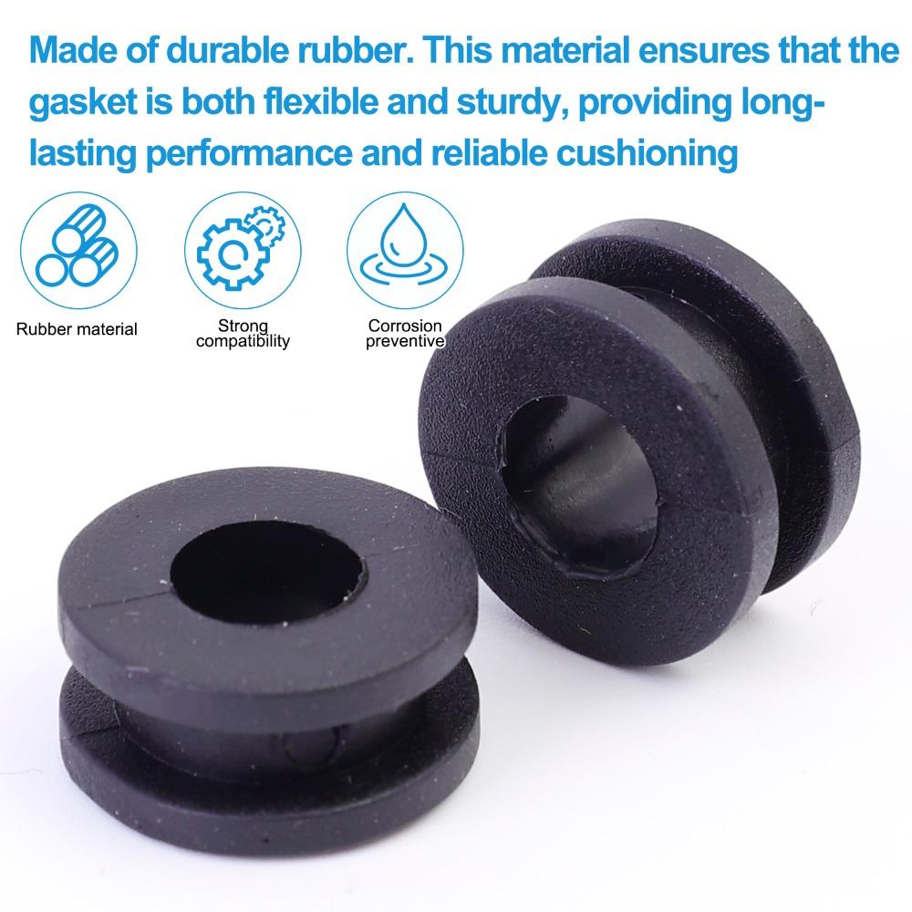 50/10 Piezas Gomas de Pasamuros de Goma para Cubierta Lateral de Motocicleta Juntas Carenados para Yamaha para Honda para Suzuki CBR GSXR Ninja ZX YZF Kawasaki