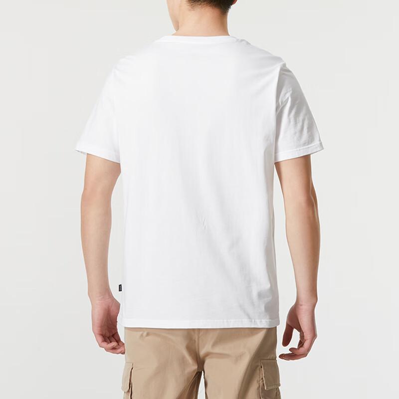 Puma American Vintage Printed Running Fitness Short Sleeve T-Shirt Men Tops White 682151-02