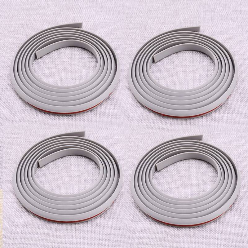 7407A186HE 4Pcs Gray Overfender Pad Fender Panel Molding Trim Fit for Mitsubishi